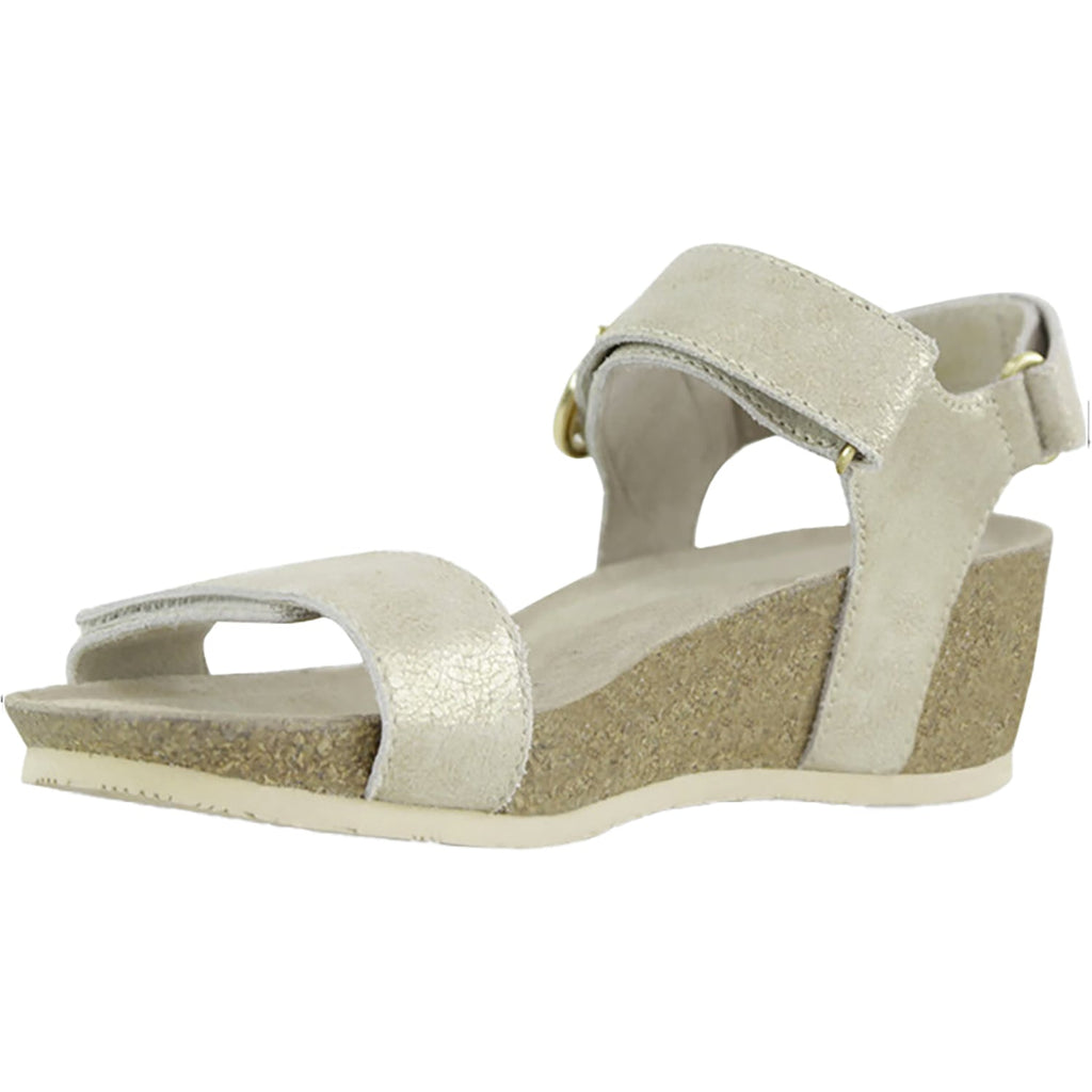 Munro Sintra Women's Wedge Sandals Gold/Tan Combo Leather