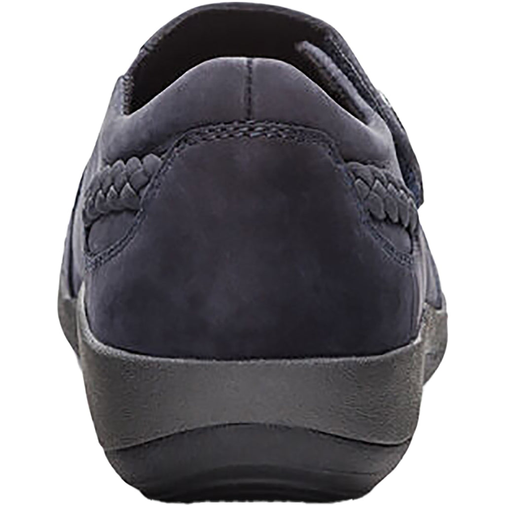 Aetrex Karina Women's Slip Ons Navy Nubuck