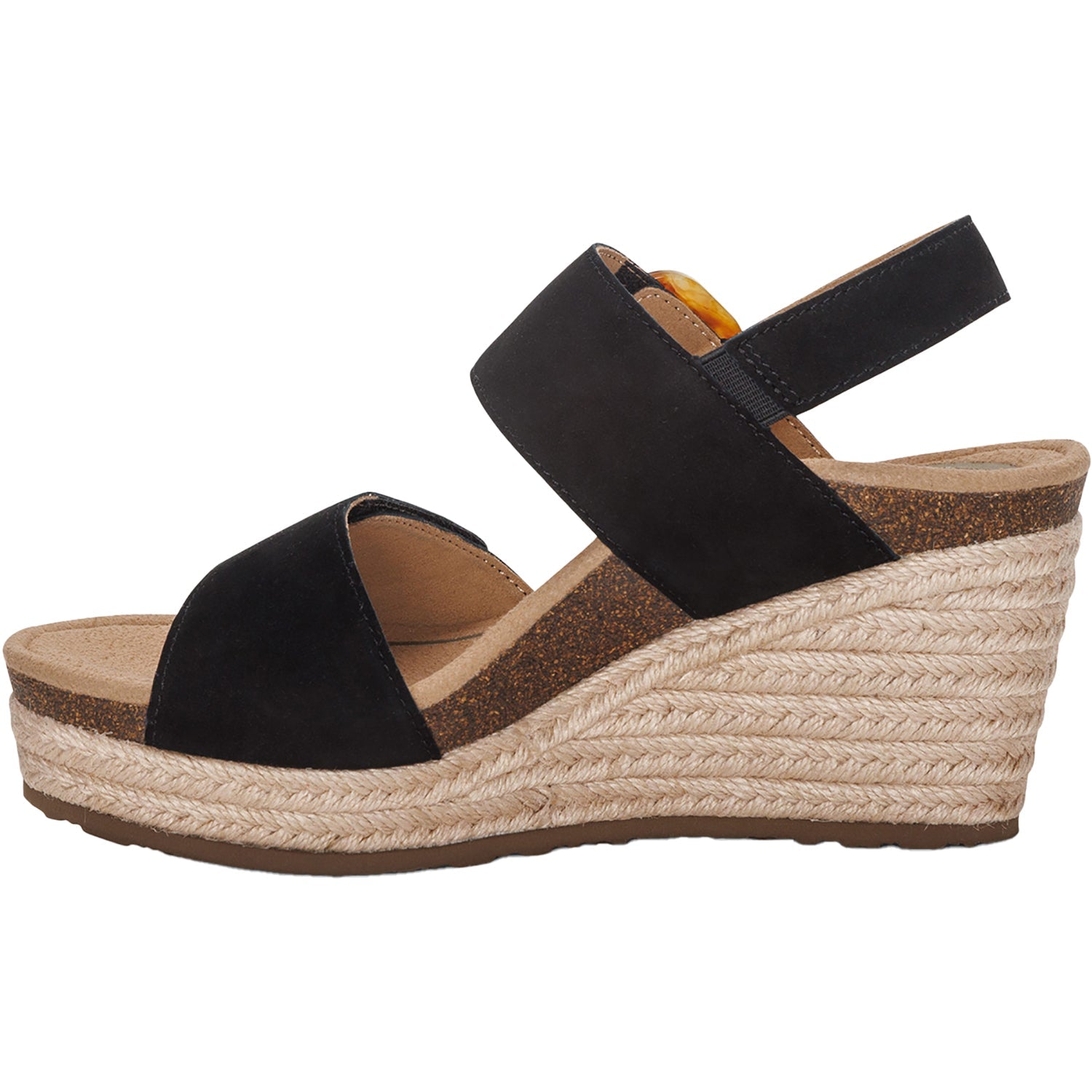 Aetrex Ashley Women's Sandals Black Leather