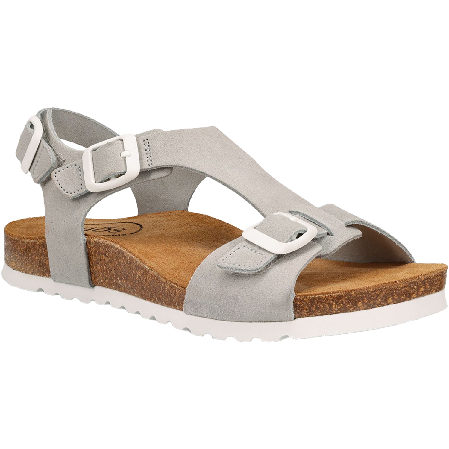 Taos MVP Women's Sandals Light Grey/White Buckle
