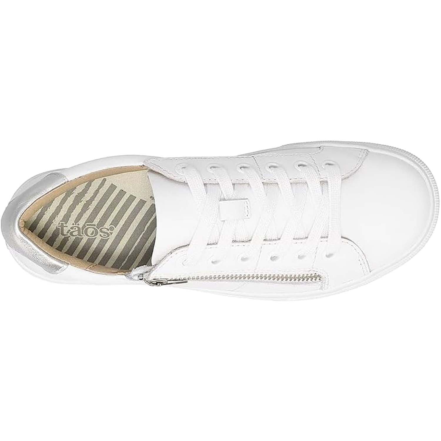 Taos Z Soul Lux Women's Sneakers White/Silver Leather