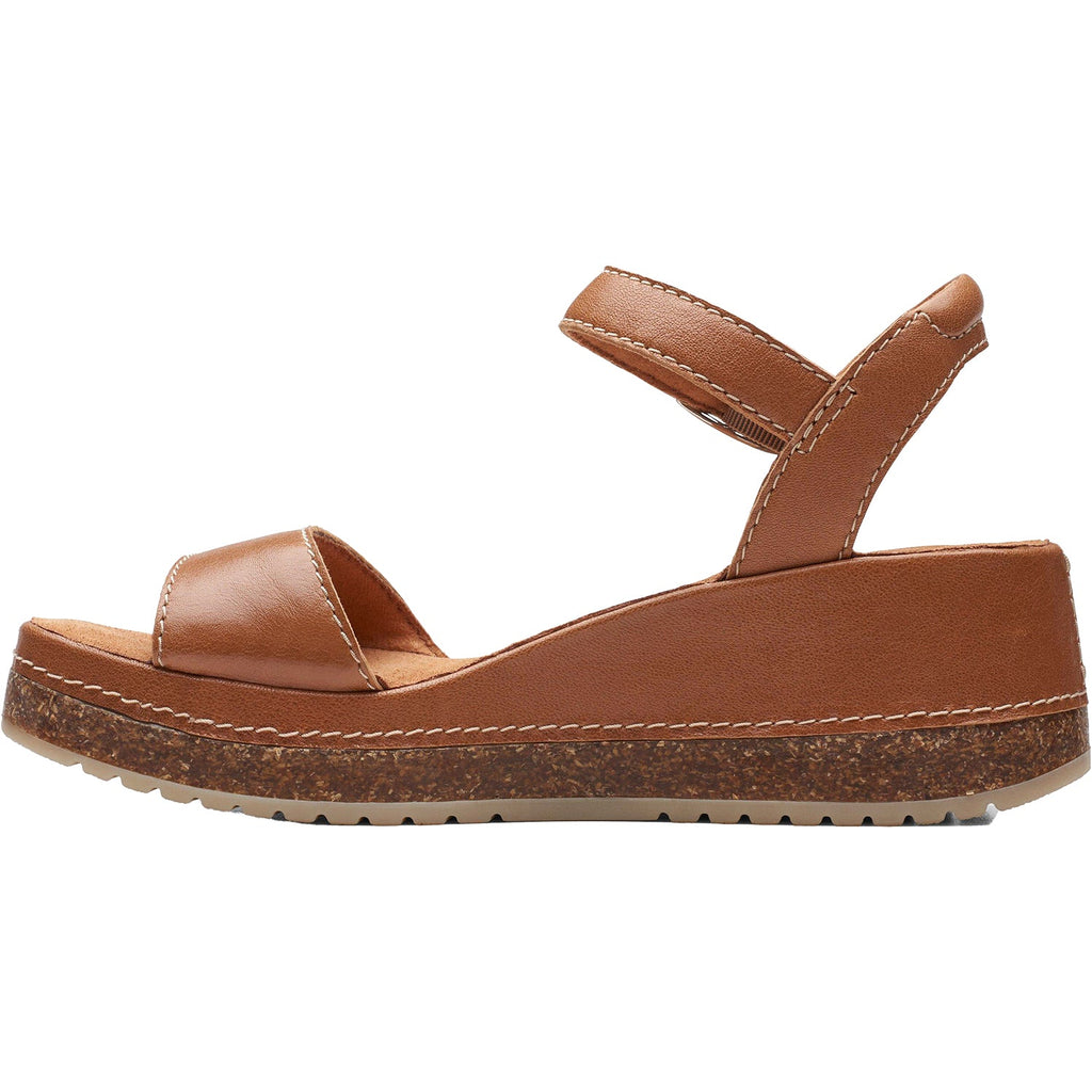 Clarks Kassanda Lily Women's Sandals Tan Leather
