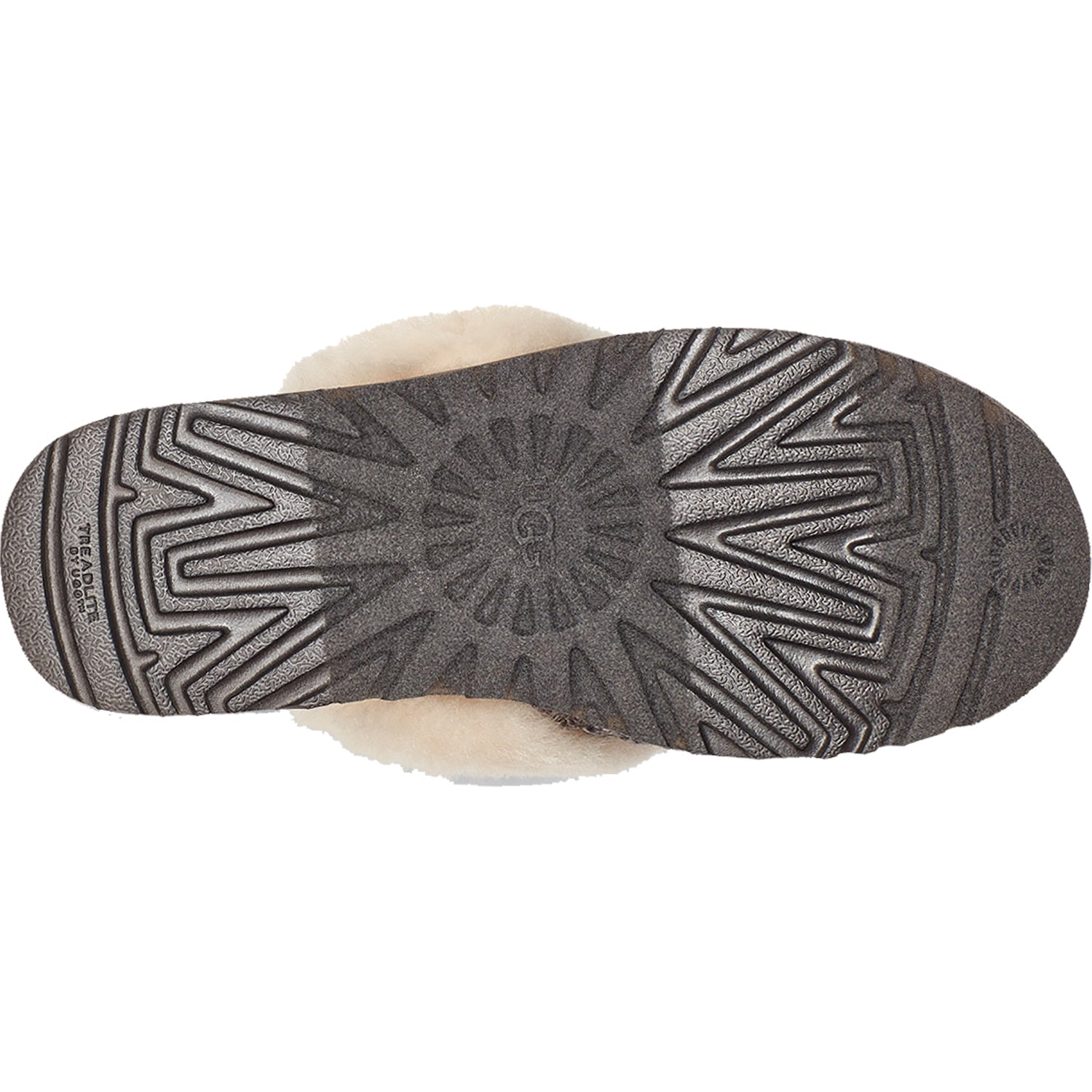 UGG Cozy Women's Knit Slippers Charcoal Knit Fabric