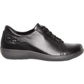 Aetrex Dana Women's Lace Up Shoes Oxfords Black Leather