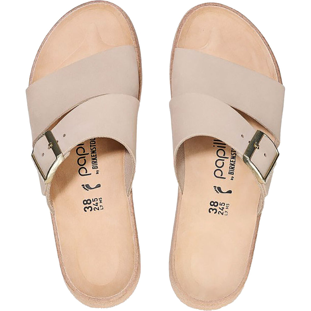 Birkenstock Papillio Almina Women's Wedge Heel Sandals Sandcastle