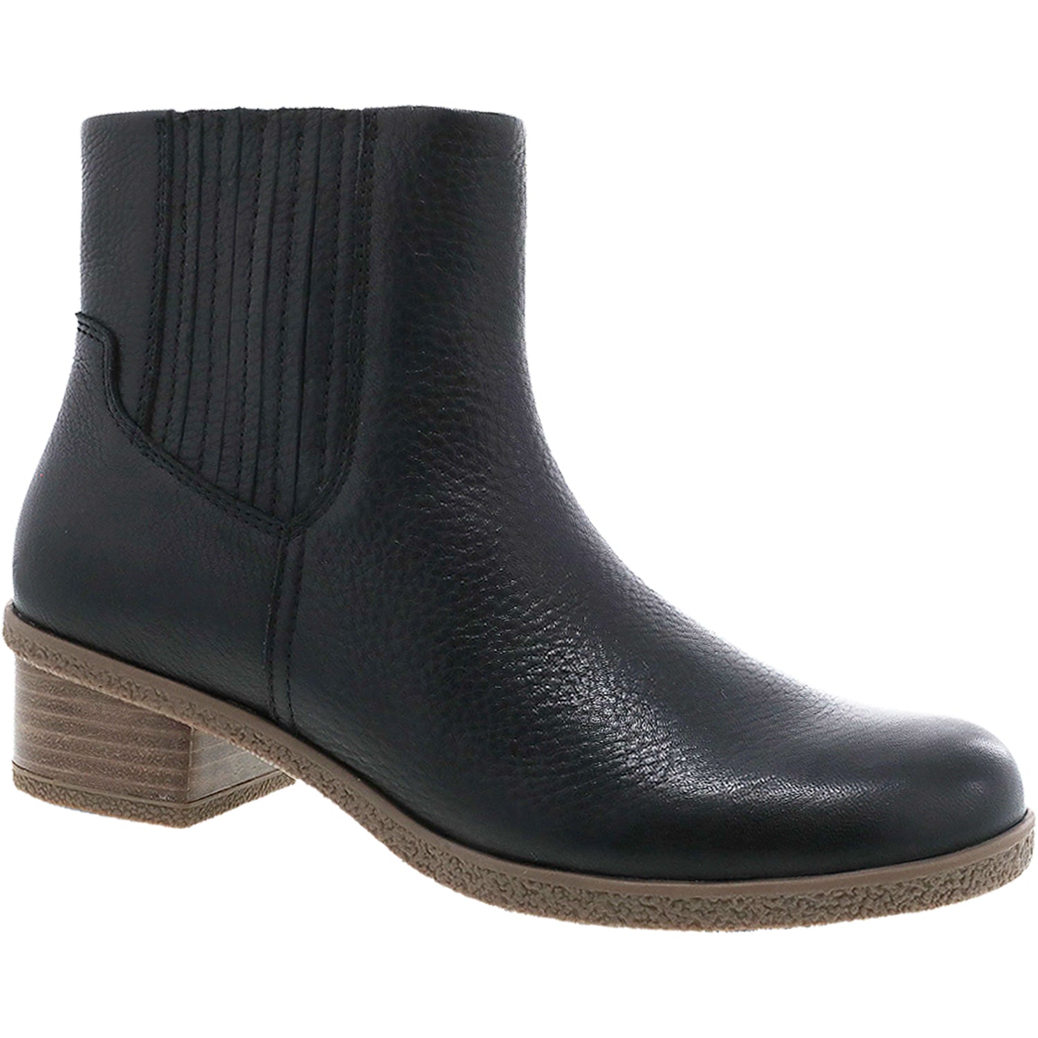 Dansko Daisie Women's Waterproof Boots Black Waterproof Tumbled Leather