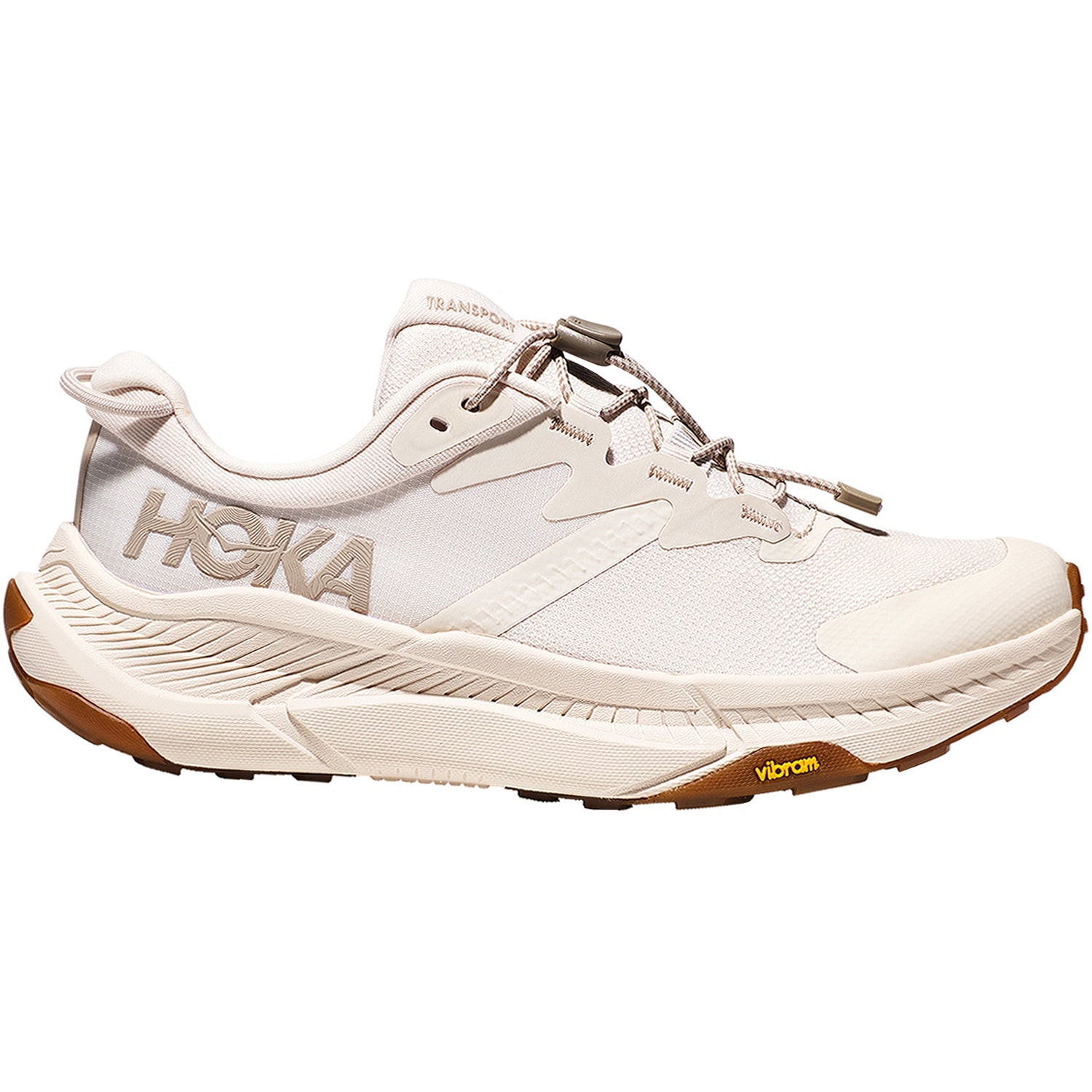 Hoka Transport Women's Shoes Eggnog/Eggnog Mesh