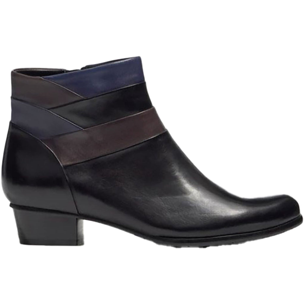 Regarde Le Ciel Stefany-390 Women's Boots Black/Muddy/Melanzana Leather