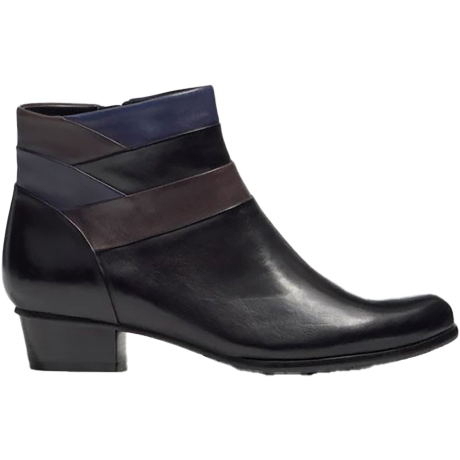 Regarde Le Ciel Stefany-390 Women's Boots Black/Muddy/Melanzana Leather