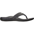 Vionic Tide Aloe Women's Flip Flopss Black Leather