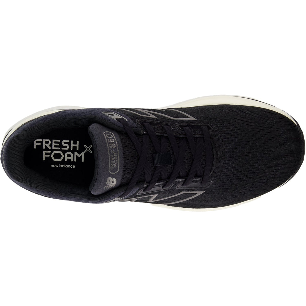 New Balance Fresh Foam X M860K14 (Neutral Support) (Stability Support) Men's Athletic Shoes Black/Phantom/Seasalt Mesh