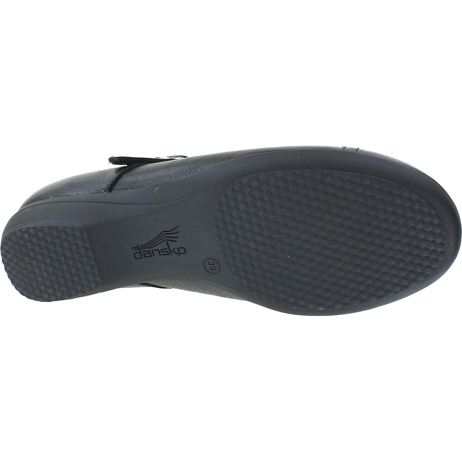 Dansko Fawna Women's Mary Janes Black Milled Nappa Leather