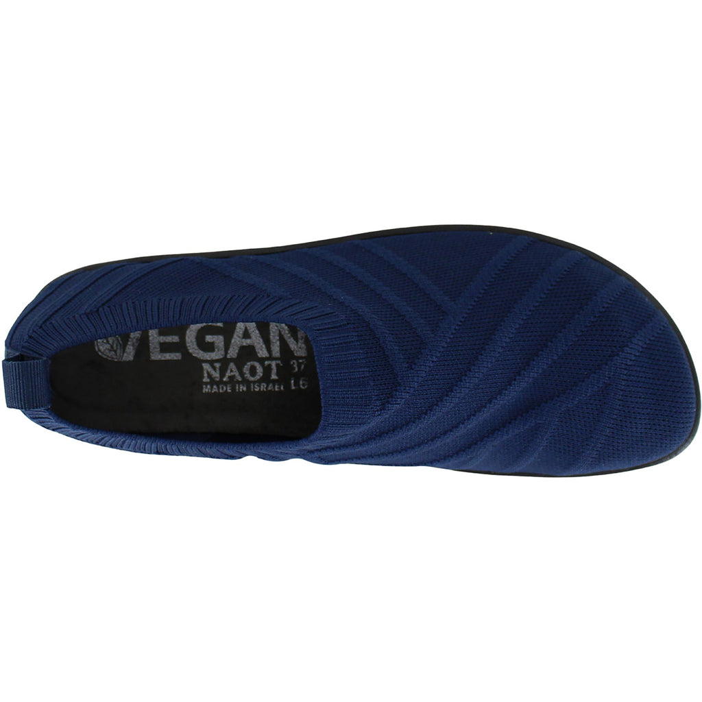 Naot Okahu Women's Slip On Shoes Navy Knit Fabric