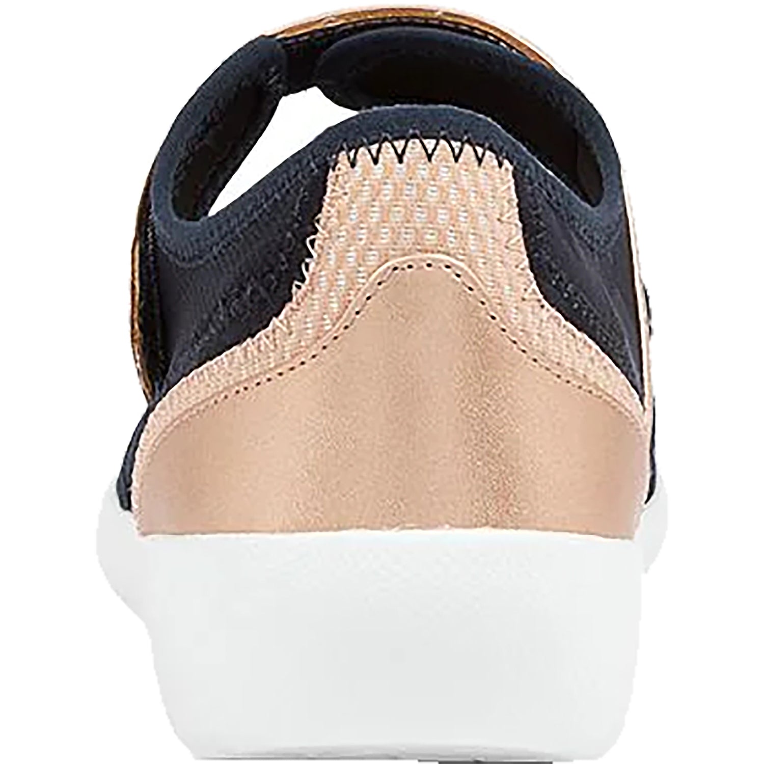 Ziera Ushery Women's Mary Janes Navy/Rose Gold Neoprene