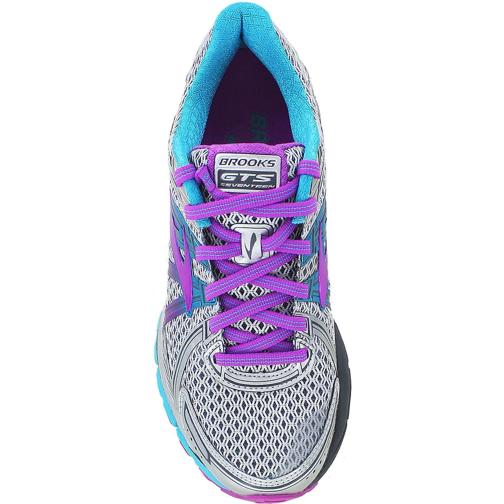 Brooks Adrenaline GTS 17 (Stability Support) Women's Running Shoes Silver/Purple Cactus Mesh