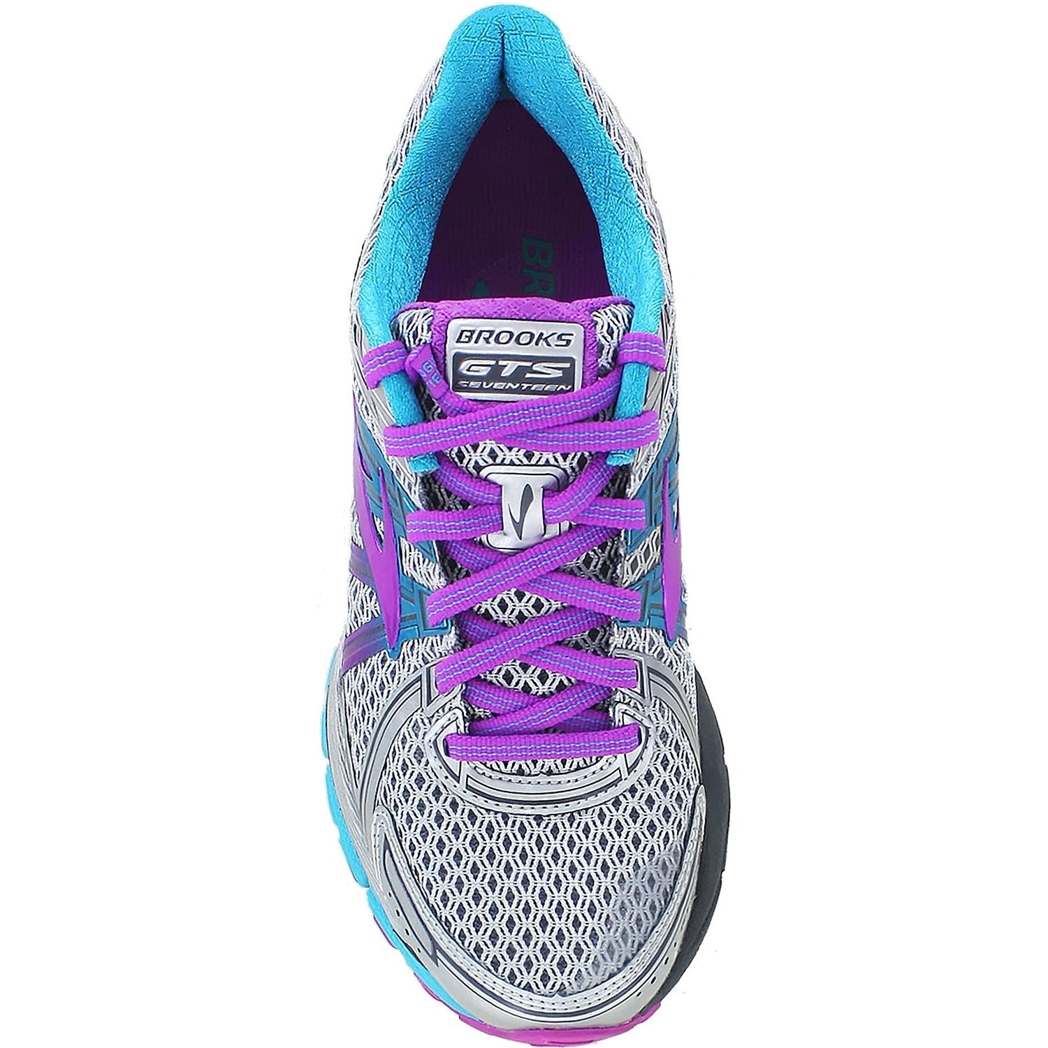 Brooks Adrenaline GTS 17 (Stability Support) Women's Running Shoes Silver/Purple Cactus Mesh