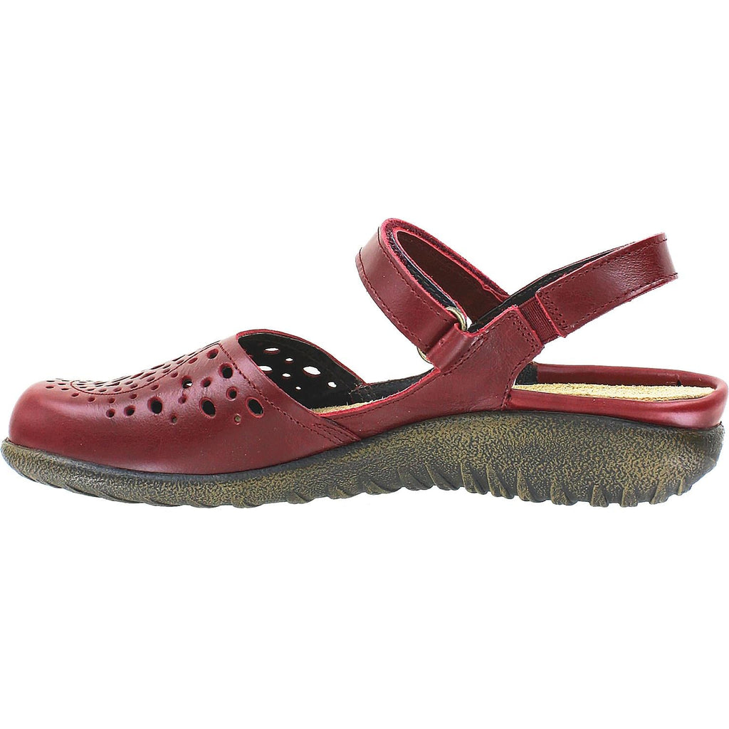 Naot Arataki Women's Slingback Shoes Rumba Red Leather