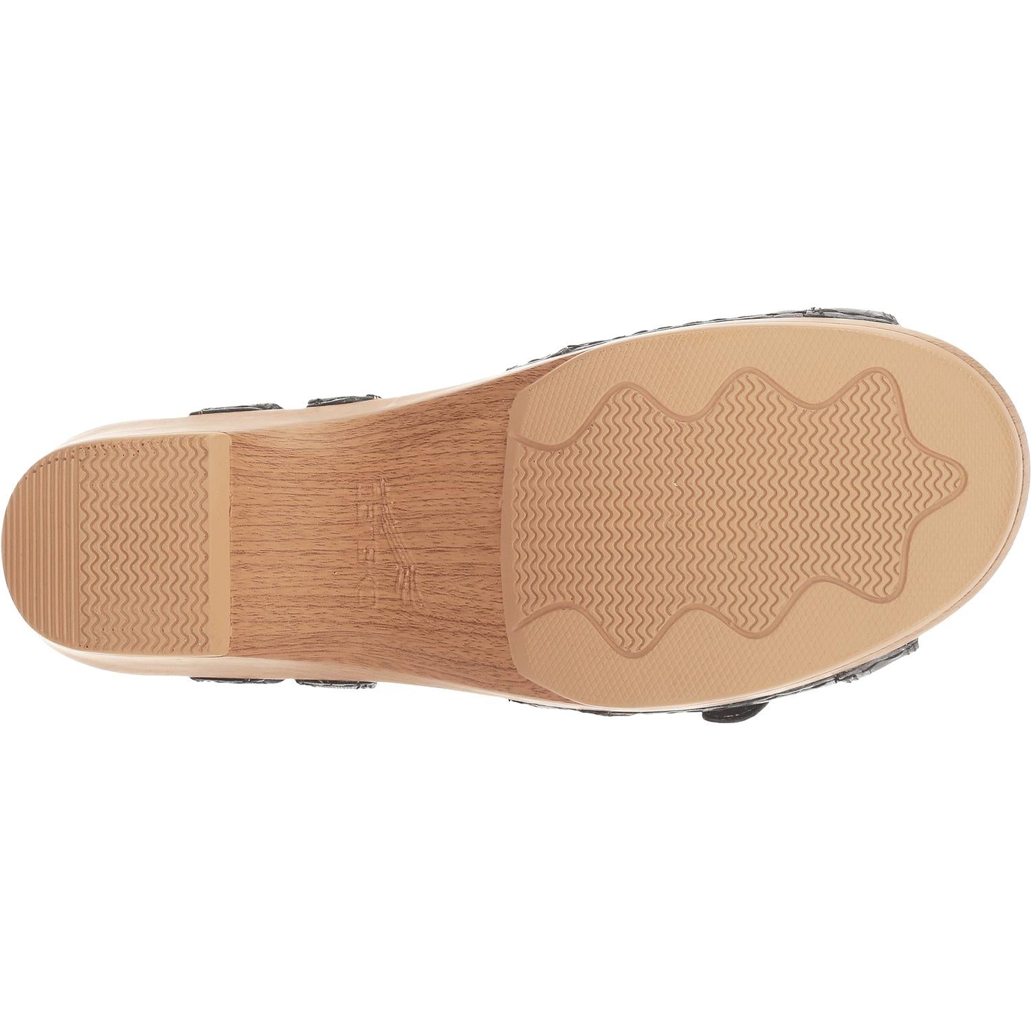 Dansko Season Women's Backstrap Sandals Black Full Grain Leather