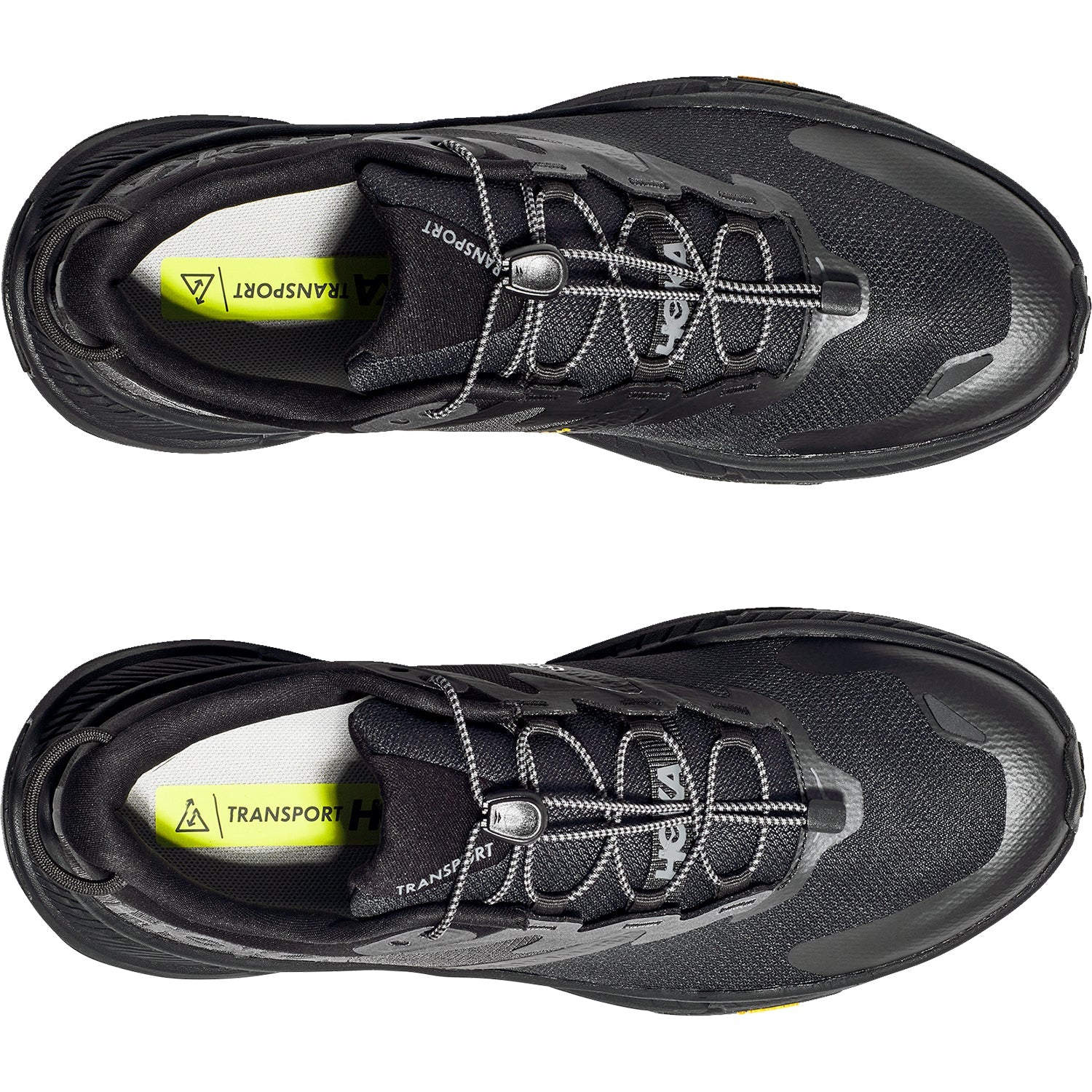 Hoka Transport Women's Shoes Black/Black Mesh