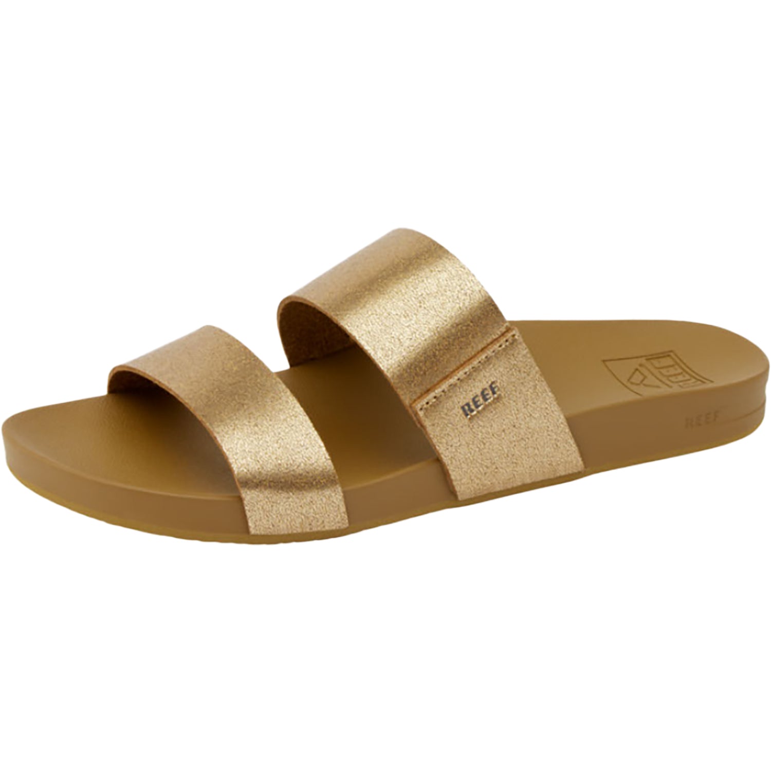 Reef Cushion Vista Women's Slide Sandals Copper/Tan Synthetic