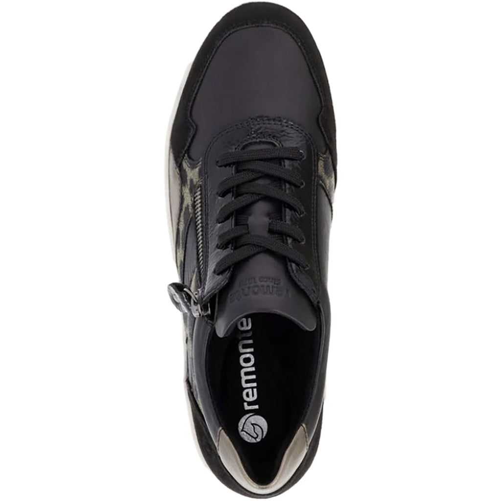 Remonte D0J04-03 Women's Sneakers Schwarz/Bronze Synthetic