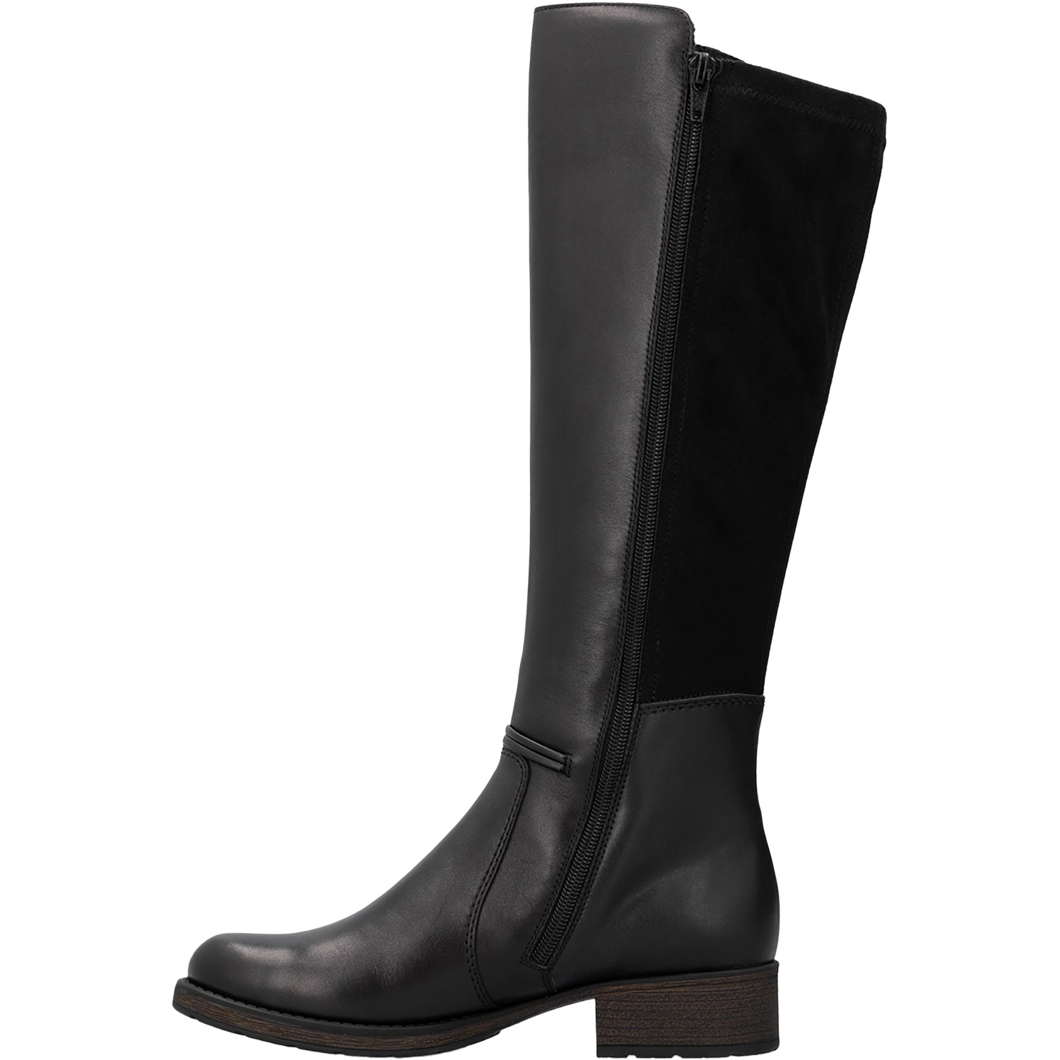 Rieker Z9564-00 Women's Tall Boots Schwarz/Schwarz/Schwarz Leather