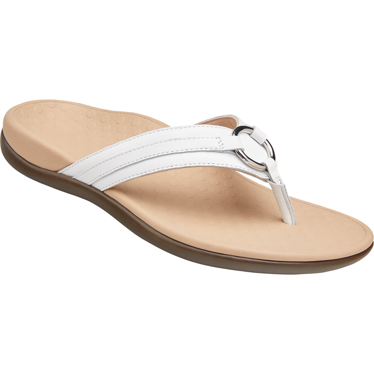 Vionic Tide Aloe Women's Sandals White Leather