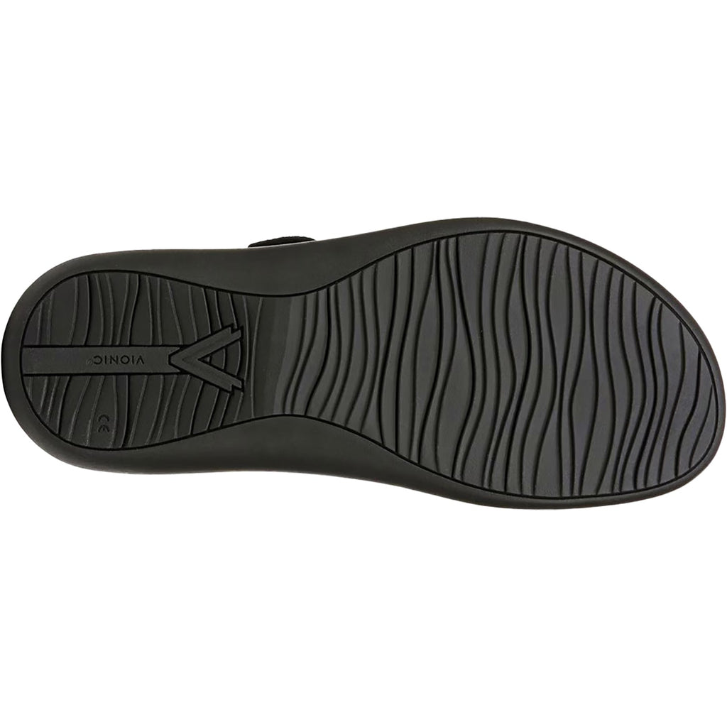 Vionic Activate RX Women's Recovery Sandals Black Suede