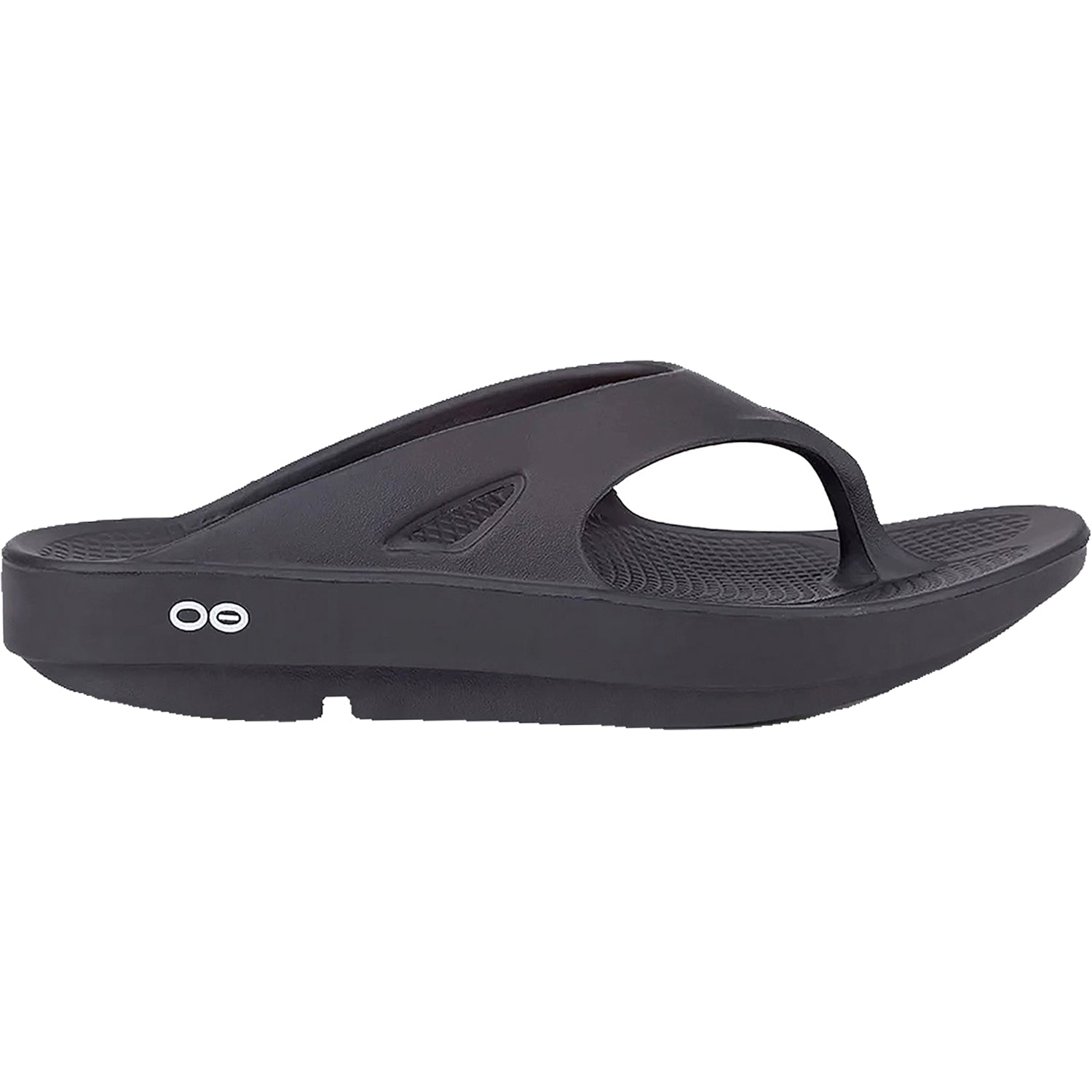 OOFOS OOriginal Unisex Thong Sandals Black Synthetic