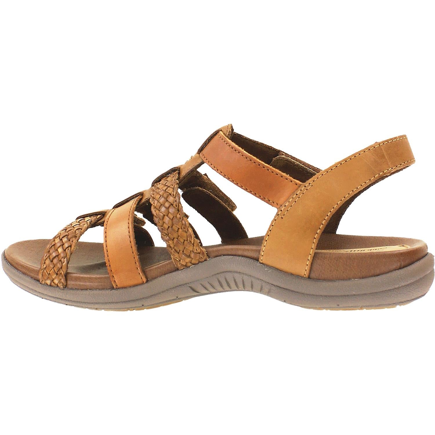 Rockport Cobb Hill Rubey T-Strap Women's Sandal Tan Multi Leather