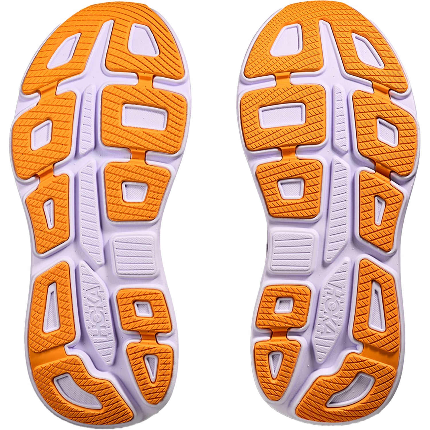 Hoka Bondi 9 (Neutral Support) Women's Athletic Shoes Aster Flower/Starlight Glow Mesh