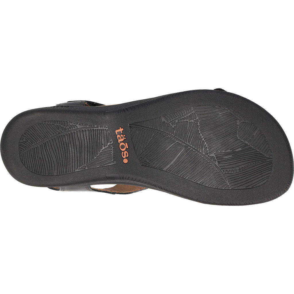 Taos The Show Women's Sandals Black Leather