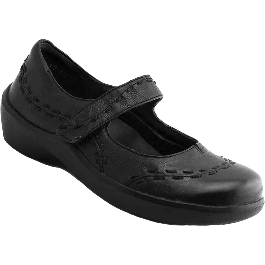 Ziera Gummibear Women's Mary Janes Black Leather