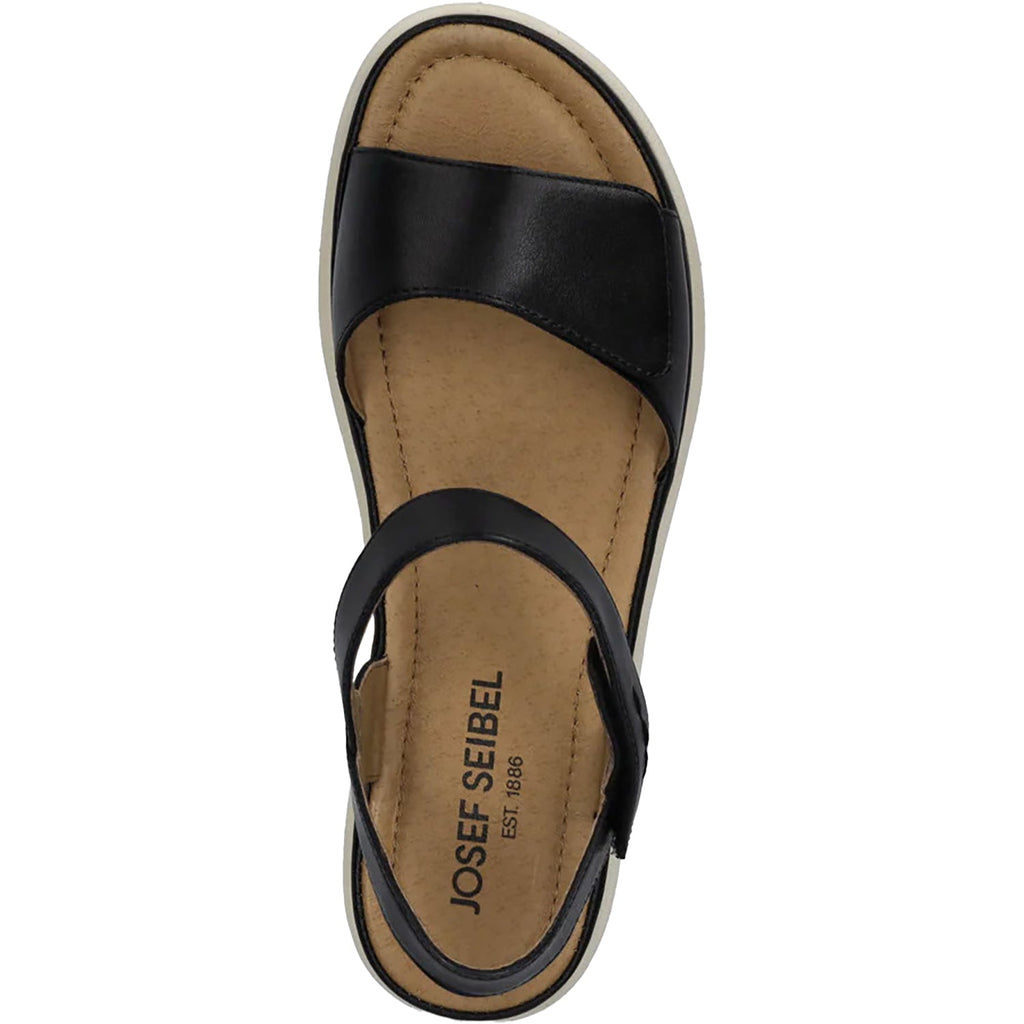 Josef Seibel Sevran 01 Women's Sandals Black Leather