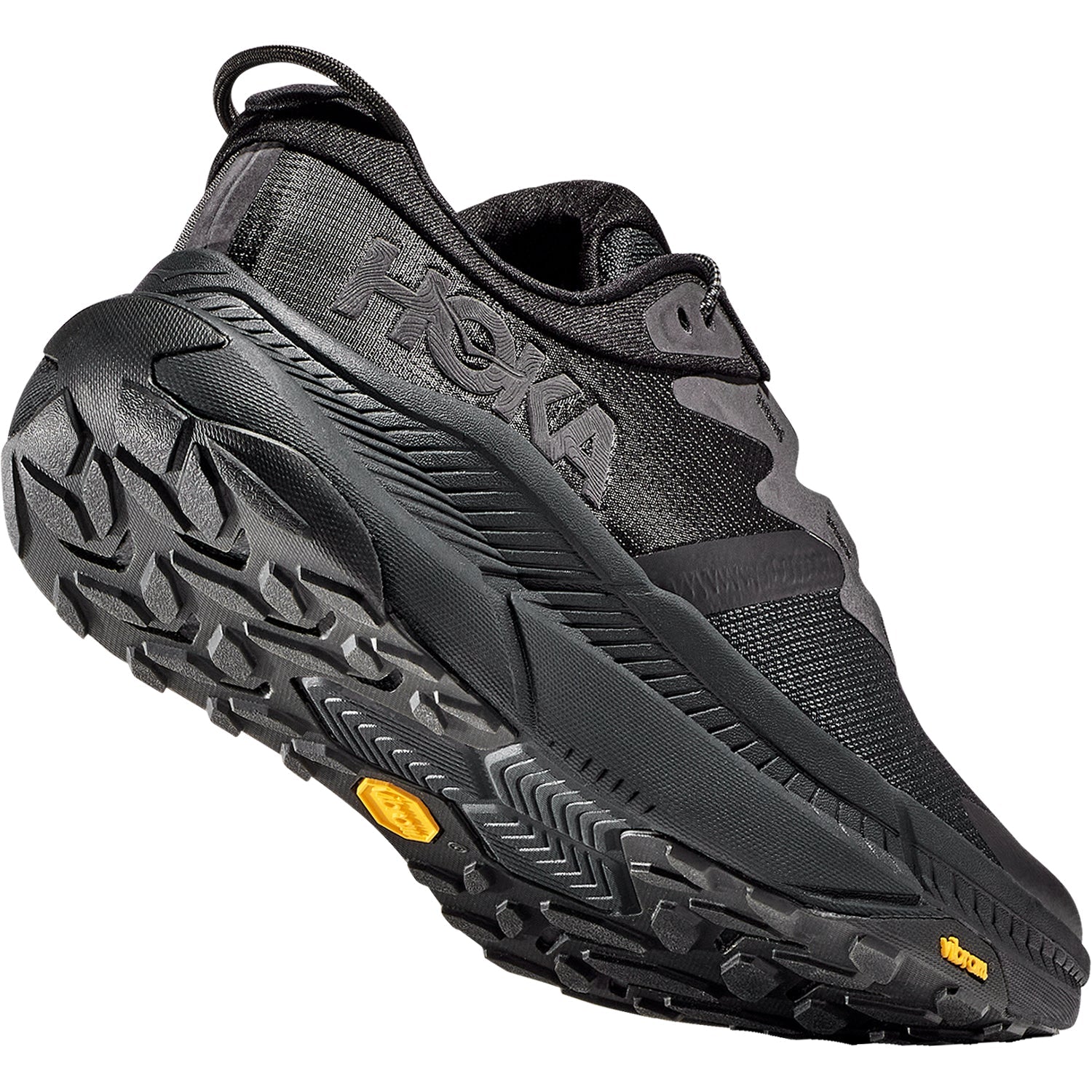 Hoka Transport Men's Everyday Shoes Black/Black Mesh