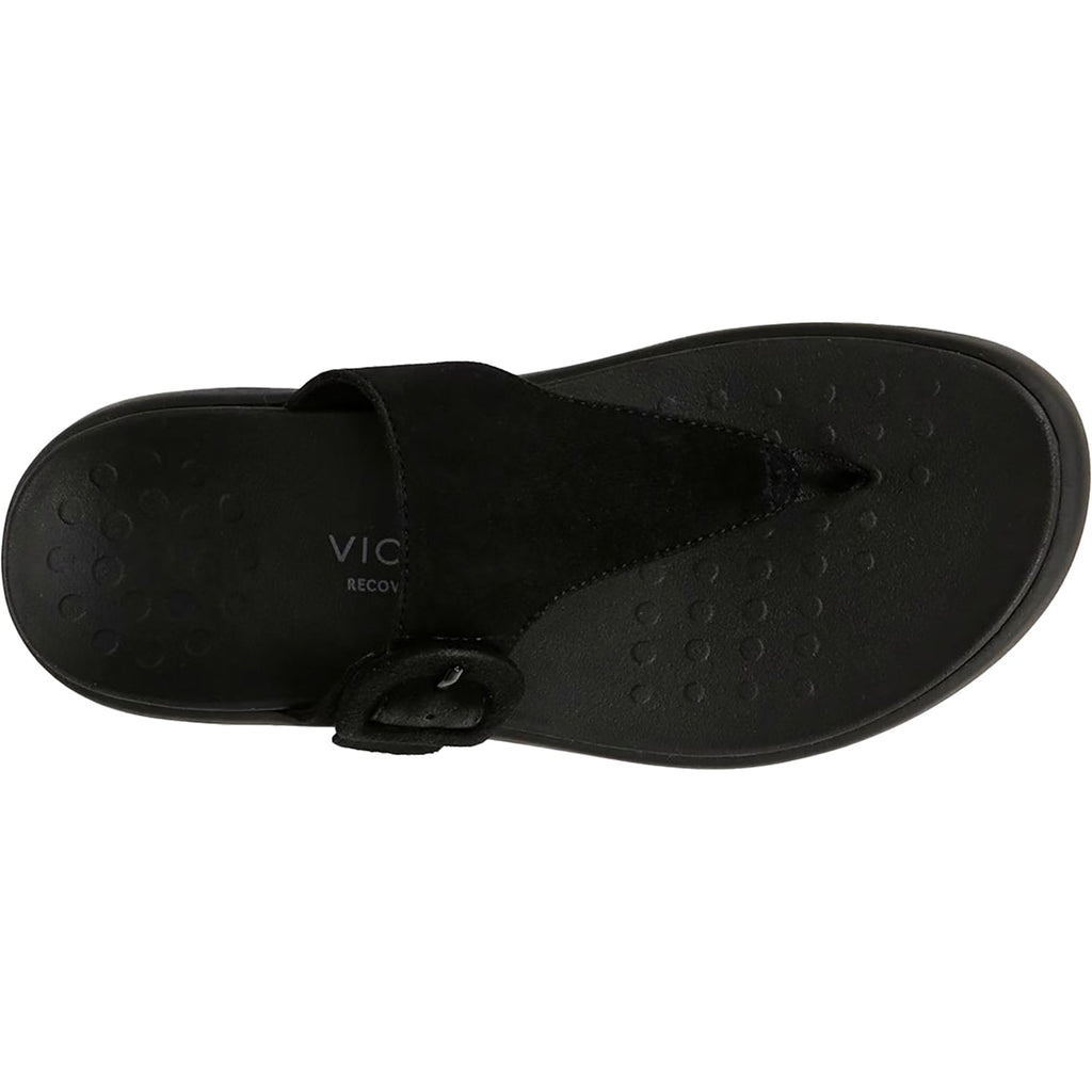 Vionic Activate RX Women's Recovery Sandals Black Suede