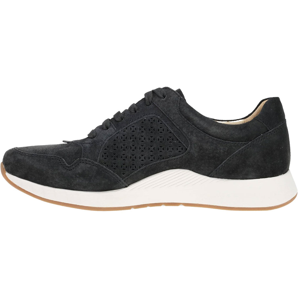 Dansko Catie Women's Sporty Lace Up Shoes Black Suede