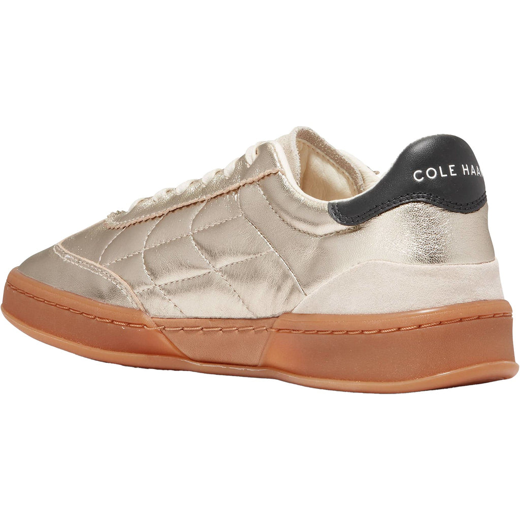 Cole Haan Grandpro Breakaway Women's Sporty Lace Up Shoes Ch Gold/Birch Suede