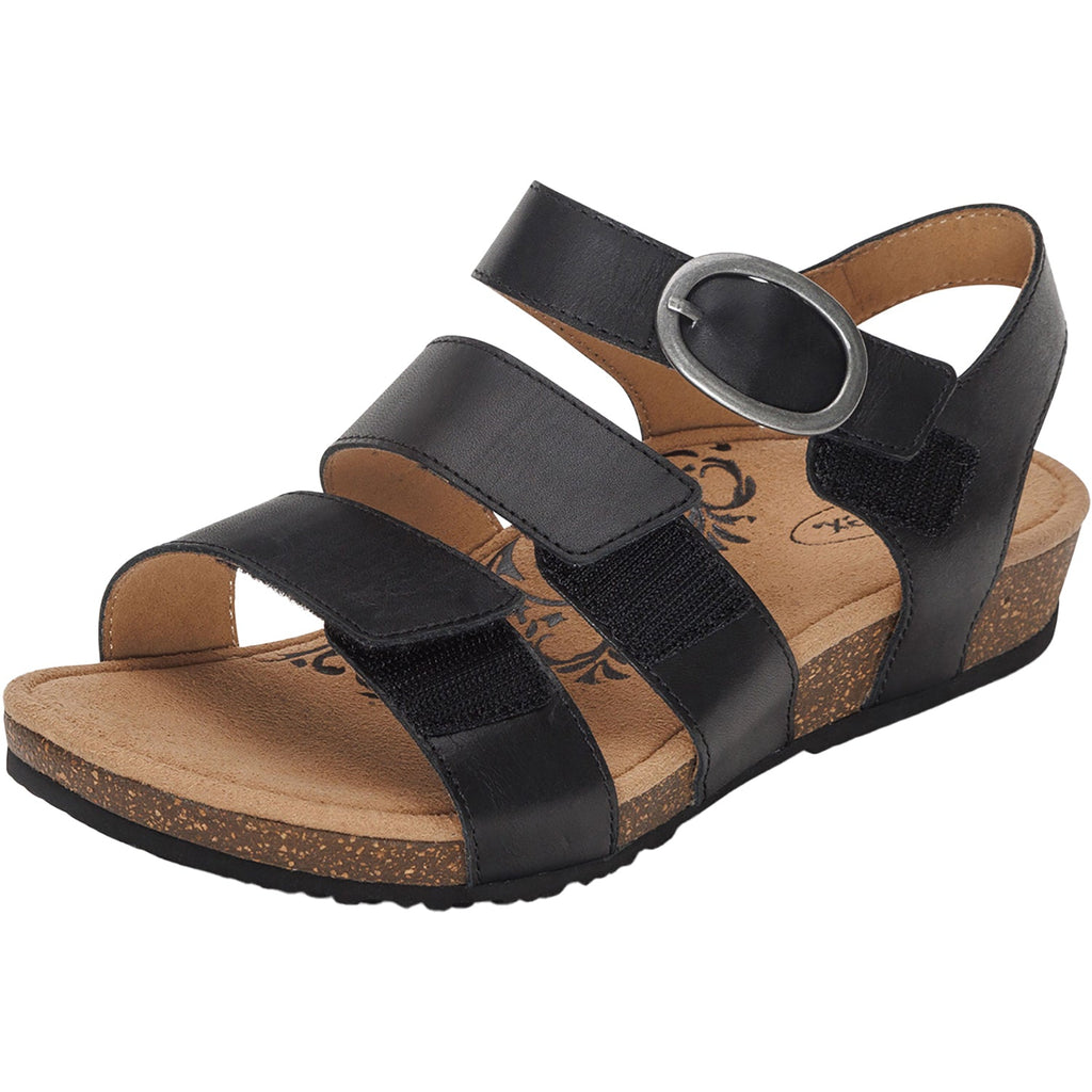 Aetrex Lilly Women's Sandals Black Leather