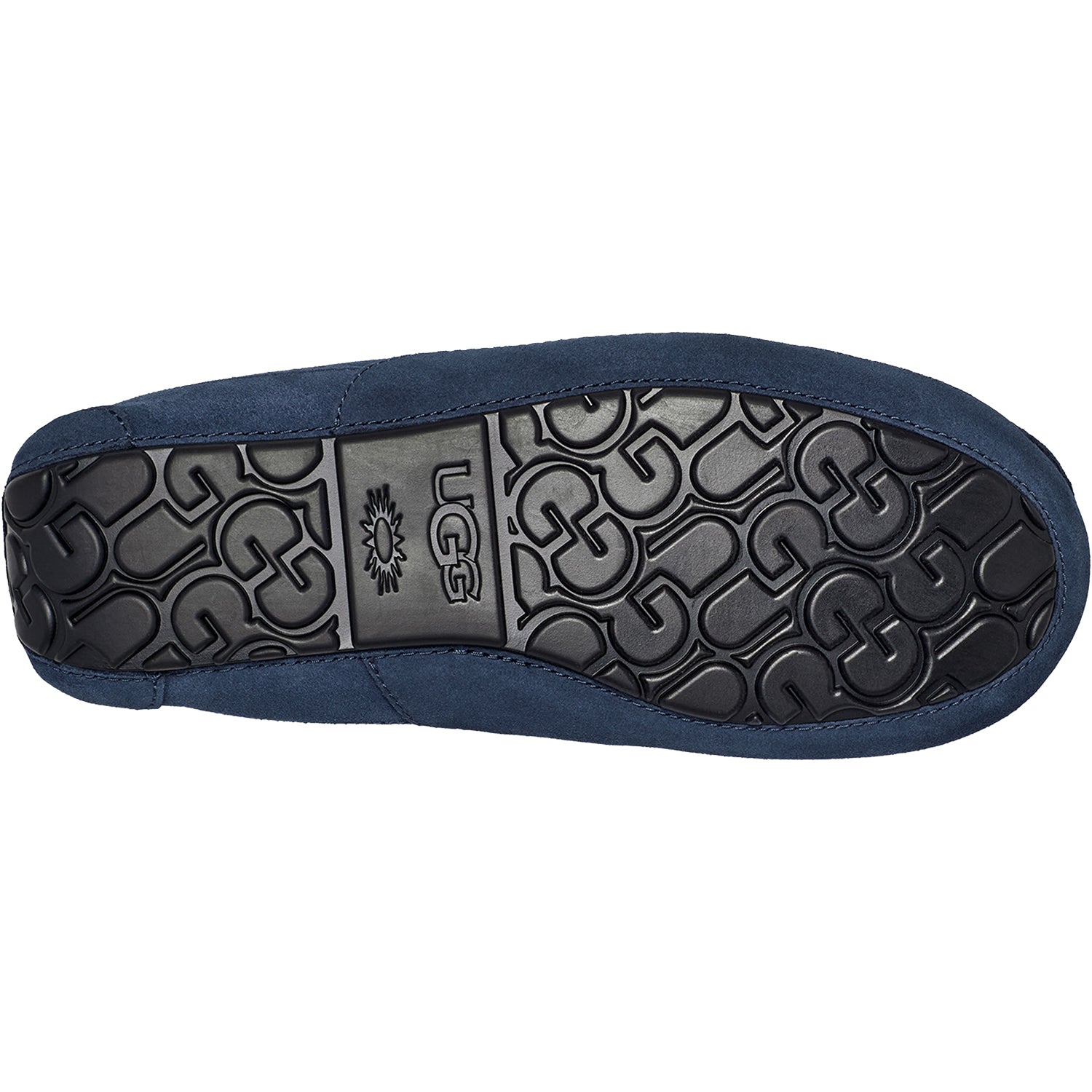 UGG Ascot Men's Loafer Slippers Deep Ocean Suede