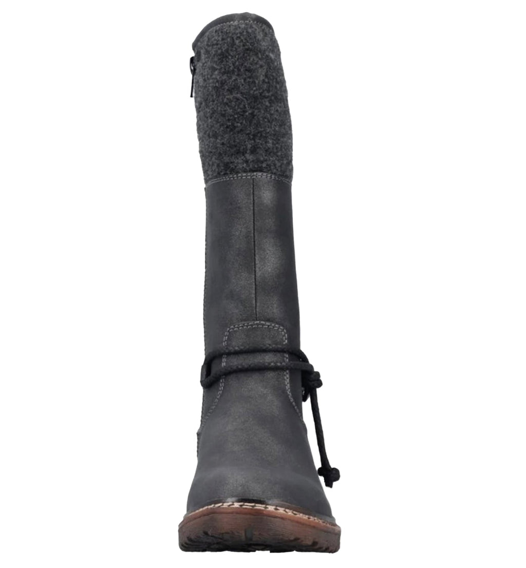 Rieker 94774-45 Dominika 74 Women's Ankle Boots Graphite/Anthrazit Synthetic