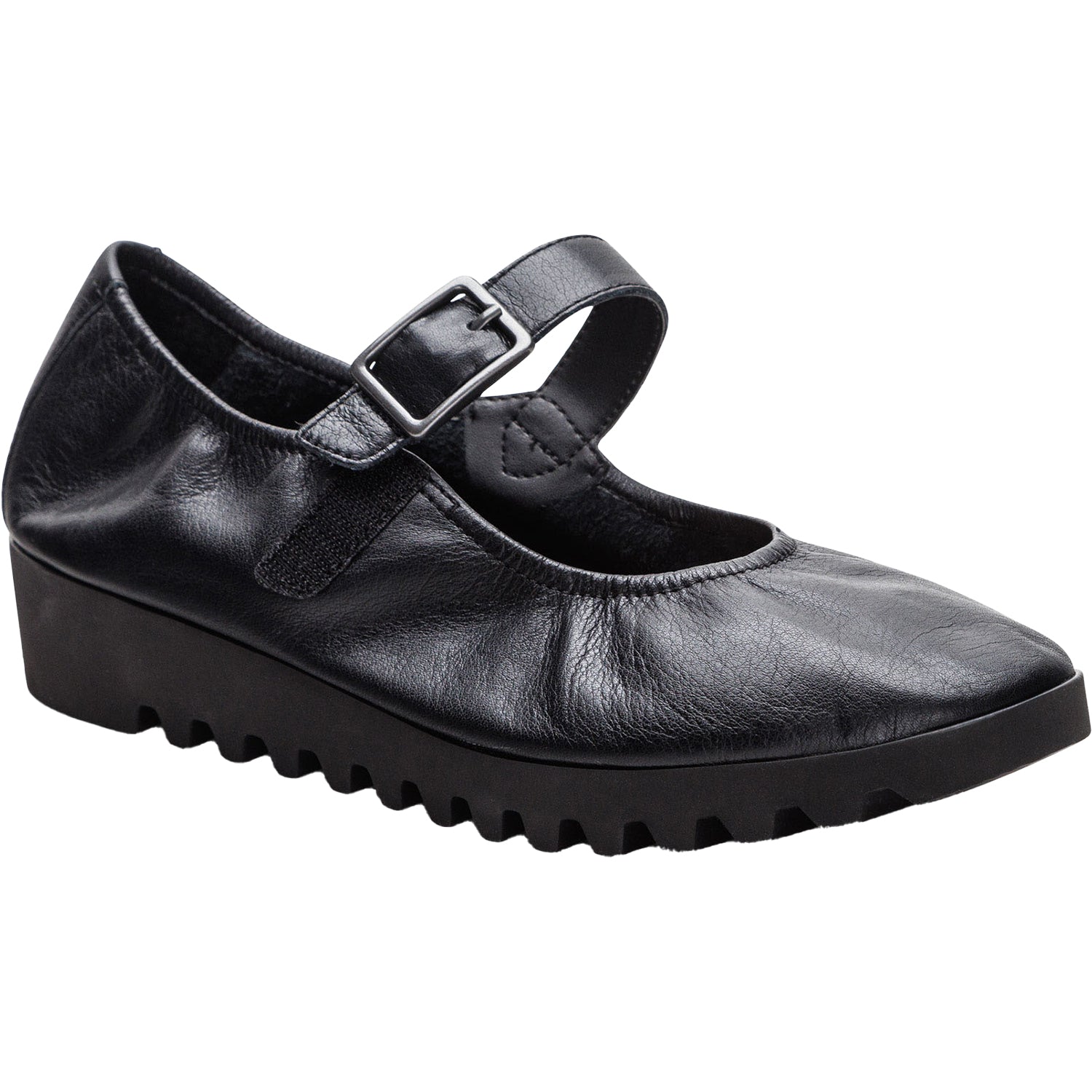 Aetrex Joanne Women's Mary Janes Black Leather