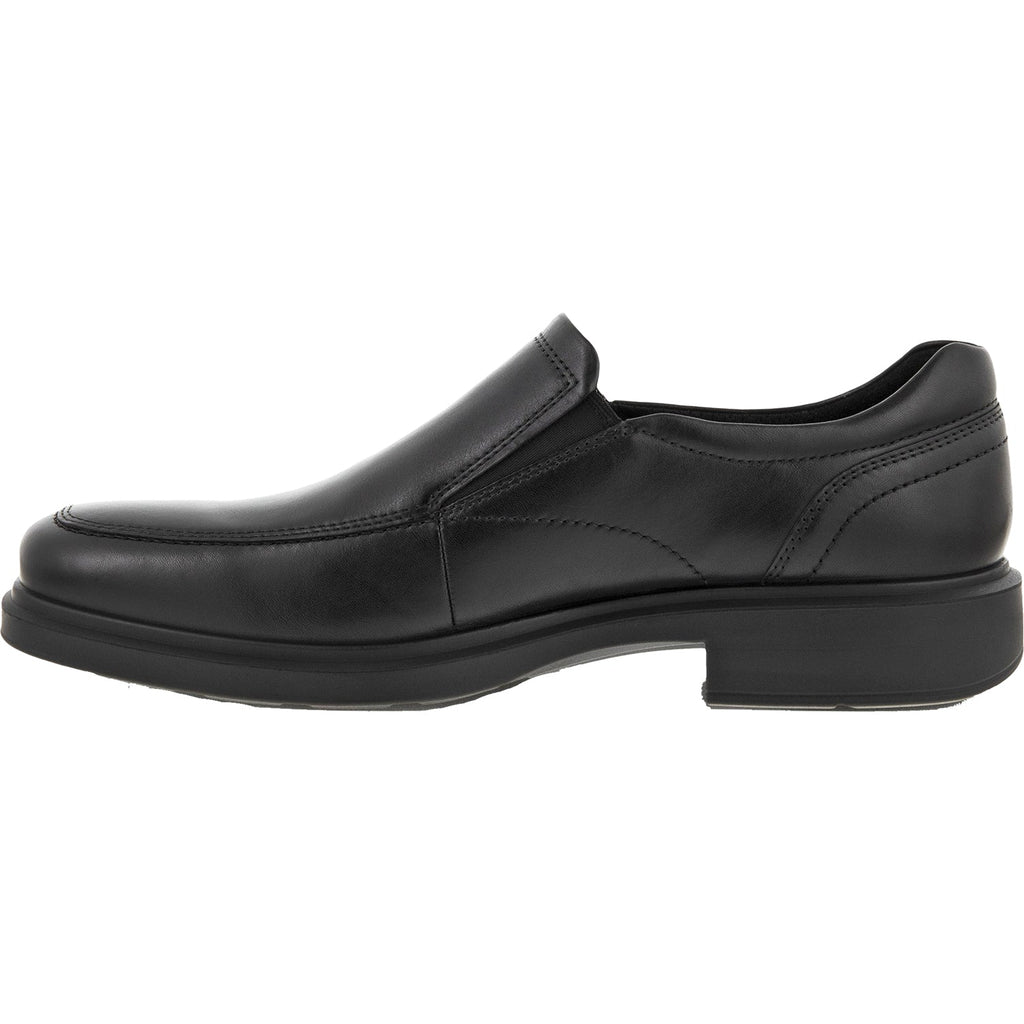 Ecco Helsinki 20 Apron Toe Men's Slip Ons Black Leather