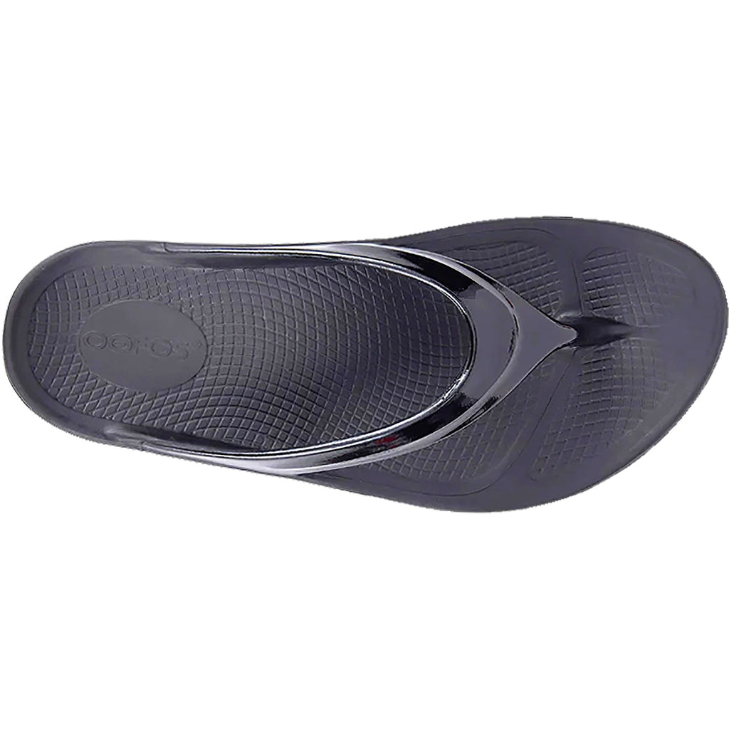 OOFOS OOlala Women's Recovery Sandals Black Synthetic