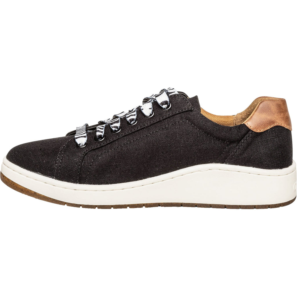 Aetrex Renee Women's Arch Support Sneakers Black Canvas