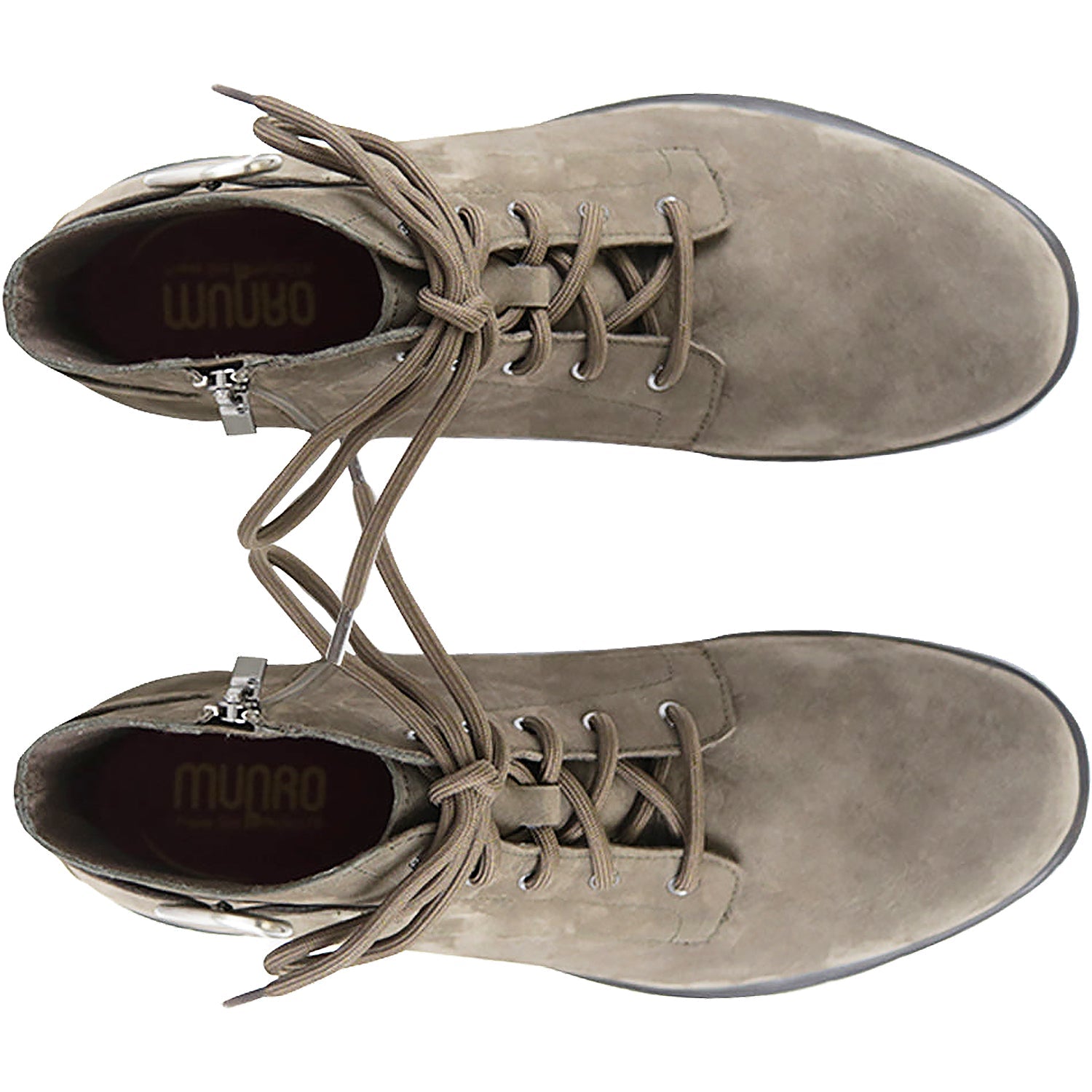 Munro Bradley II Women's Ankle Boots Moss Green Nubuck