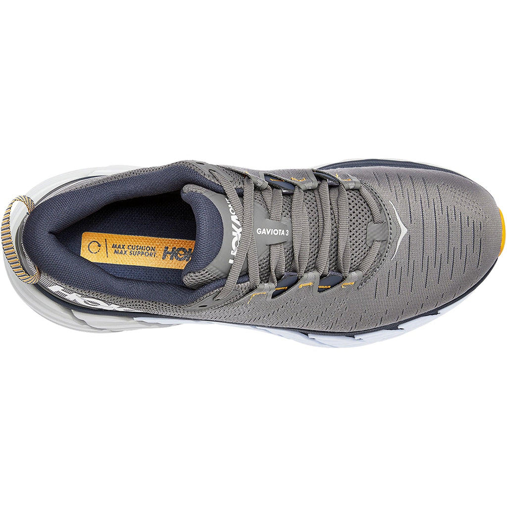 Hoka Gaviota 3 Men's Running Shoes Charcoal Grey/Ombre Blue Mesh