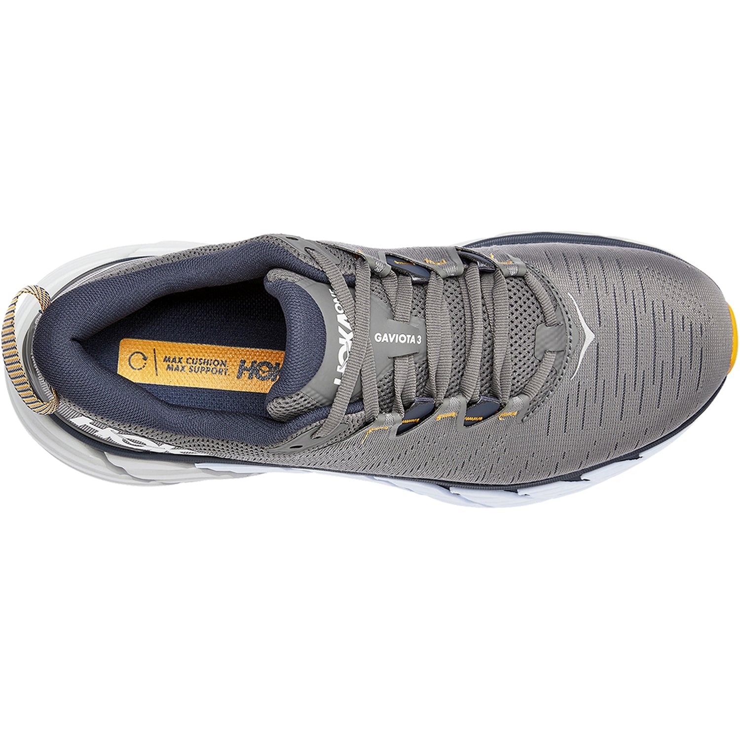 Hoka Gaviota 3 Men's Running Shoes Charcoal Grey/Ombre Blue Mesh