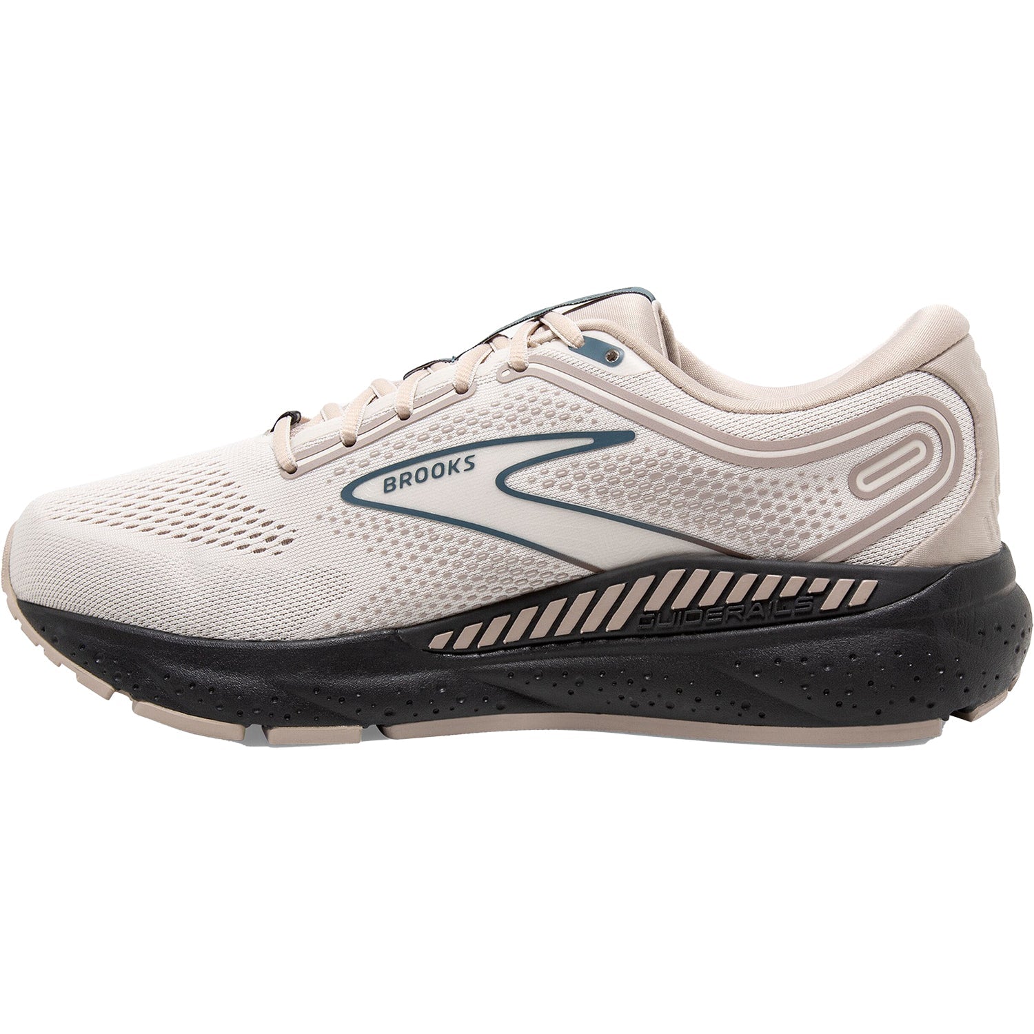 Brooks Beast GTS 23 (Stability Support) Men's Road Running Shoes Chateau Grey/White Sand/Blue Mesh