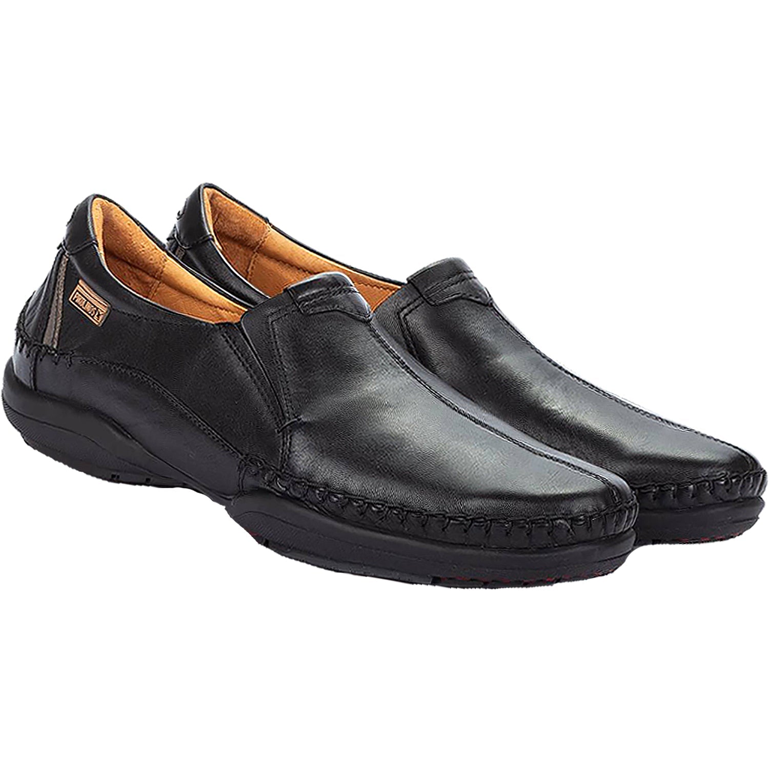 Pikolinos San Telmo M1D-6032 Men's Slip Ons Black Leather